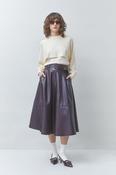 Fleur Midi Skirt Prune