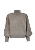 Vera High Neck Jumper Grey