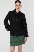 Mara Black Applique Blouse image