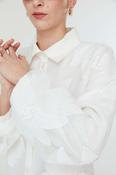 Mara White Applique Blouse image