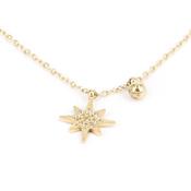 Magellan Star Necklace Gold image