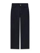 High Rise Straight Jean Rinsed Wash