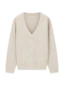 Jolene V Neck Knit Oatmeal image