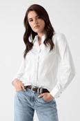 Cate Slim Fit Shirt White image