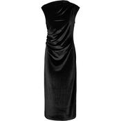 Rachel Drape Dress Black image