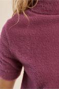 Amy Fluffy Knit Mauve image