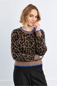 Jay Leopard Knit Brown image