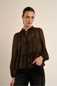 Jackie Sheer Blouse Black image