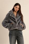 Hedwig Faux Fur Jacket Grey image