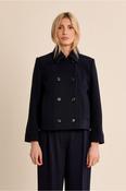 Halo Herringbone Jacket Navy Blue image