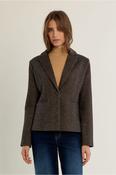 Hester Tweed Blazer Black image