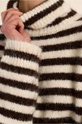 Blaithnid Striped Polo Cream image