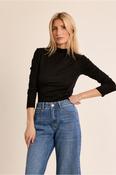 Kathleen Long Sleeve Top Black image