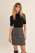 Karina Turtleneck Knit Black image