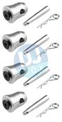 BeamZ Pro P30 Set of 4 Half Cone Connectors