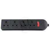 Heavy Duty Rewireable TPE Trailing Socket