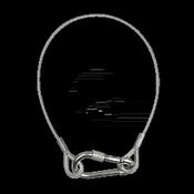 Showgear Safety Cable 6mm with Safety Ring 75cm – 60kg WLL