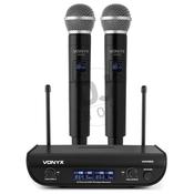 Vonyx WM82 Digital Wireless Handheld mic twin set