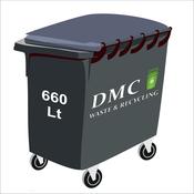 660 Litre Reconditioned Wheelie Bin