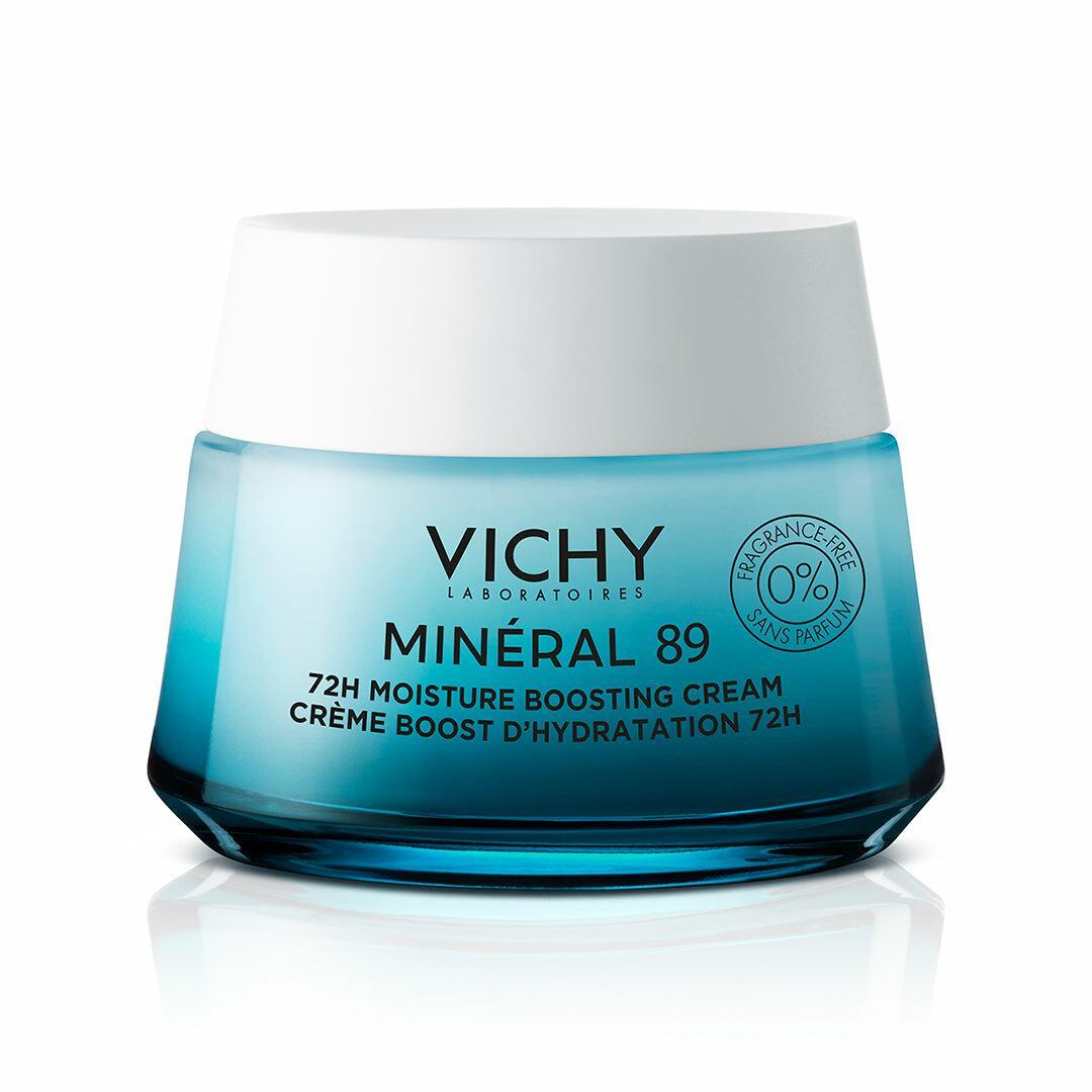 Vichy Mineral 89 72H Moisture Boosting Cream, Fragrance-Free