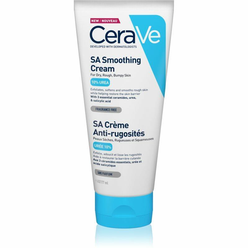CeraVe SA Smoothing Cream 177ml for Dry, Rough, Bumpy Skin with Ceramides, Urea, Salicylic Acid, Fragrance Free