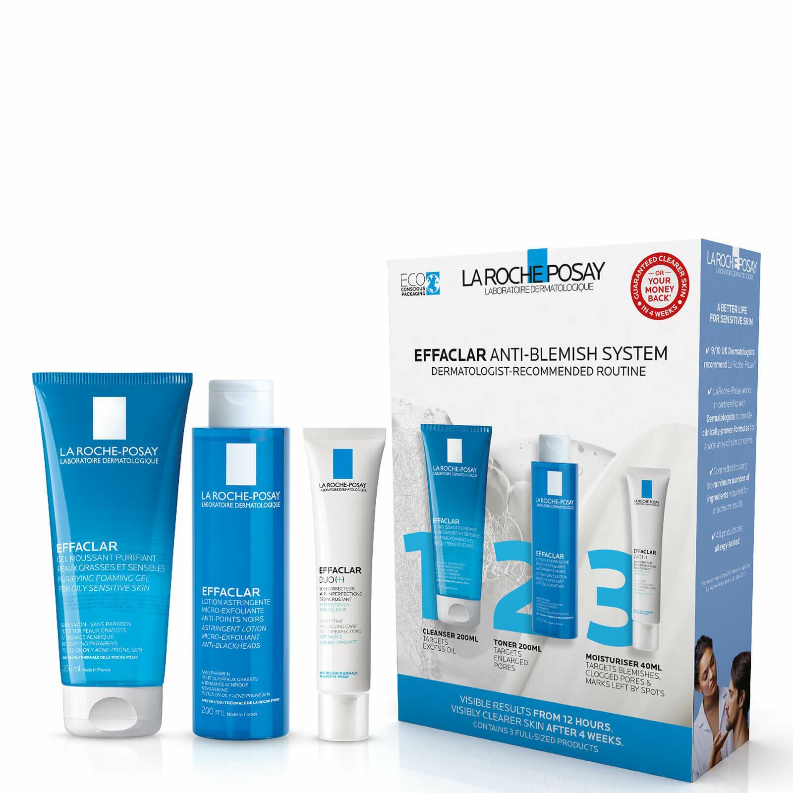 La Roche-Posay Effaclar Anti-Blemish System - Targets Blemishes, Acne, Enlarged Pores, Excess Oil, Dermatologist-Recommended