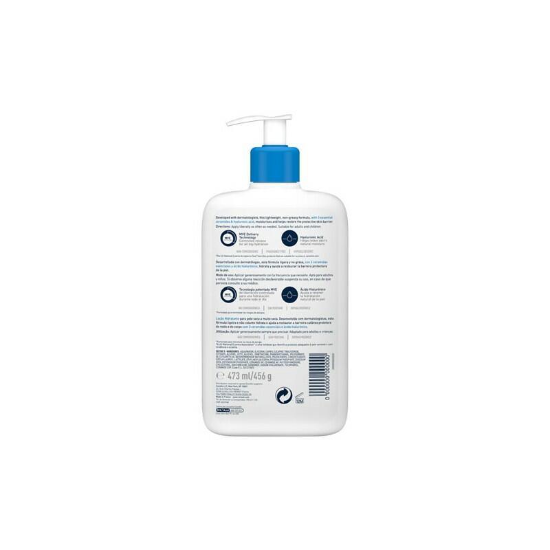 CeraVe Moisturising Lotion Size 473ml for Dry to Very Dry Skin, Fragrance Free, with Ceramides & Hyaluronic Acid