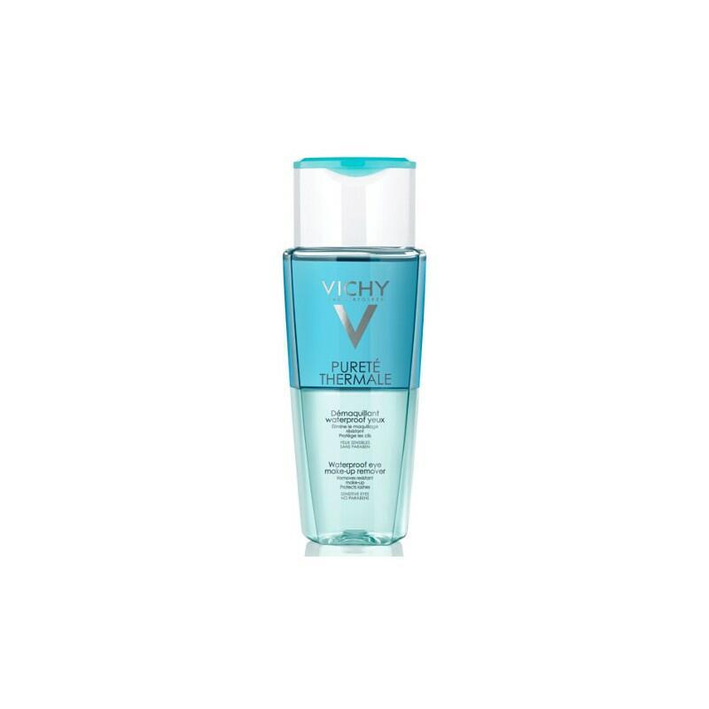 Vichy Purete Thermale Waterproof Eye Make Up Remover 100ml, Removes Resistant Makeup, Protects Lashes, Sensitive Eyes, Image Features: Waterproof, Sensitive Eyes