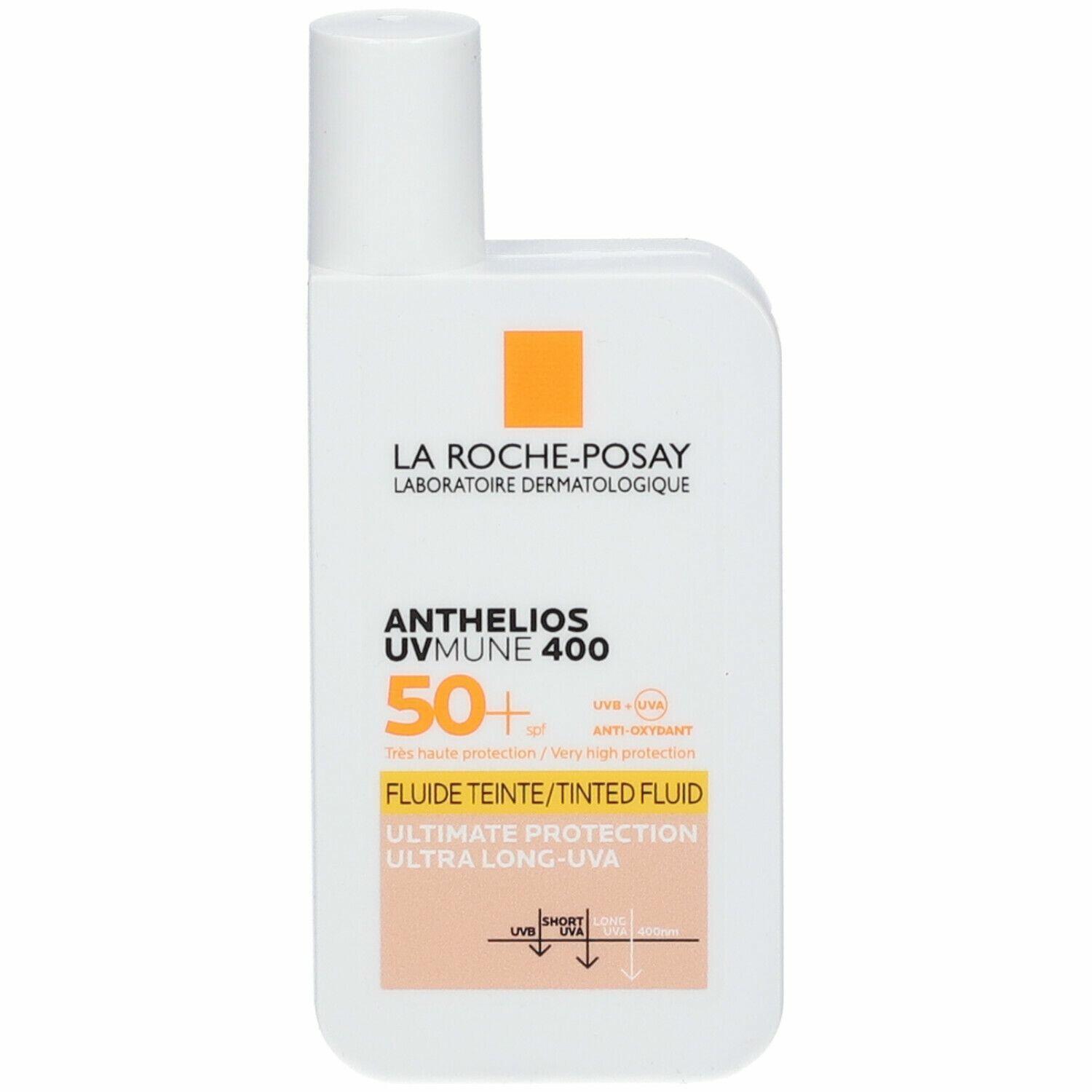 La Roche-Posay Anthelios UVMUNE 400 SPF 50+ Tinted Fluid 50ml, Ultra Long-UVA Protection