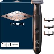 King C. Gillette Style Master Cordless Beard Trimmer and Electric Shaver with 4D Blade - Black