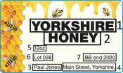 Honey Label 1