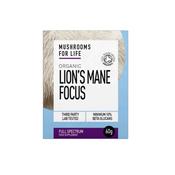 Mushrooms For Life Organic Lions Mane Focus Powder
