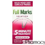Full Marks Head Lice Solution 2 Treatments 100ml