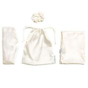 Voduz White Slumber Satin Sleep Set 4 Piece image