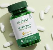 Vitamin D3 2500iu &amp; K2mcg Capsules Macanta