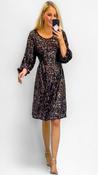 2-A1196 Vitenley Sequins Smock Dress