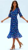 A3108 Royal Dotty Loose Top Dress image