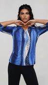 A2981 Royal Blue Zip Top image