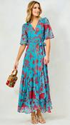 A3072 Hope &amp; Ivy Nikita Wrap Dress
