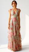 A3151 Genova Mint Flounce Dress image