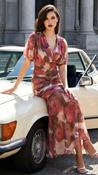 A3079 Ripley Multi Ruched Bardot Dress image
