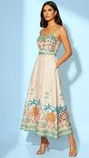 A3105 Sabine Tropical Print Dress image