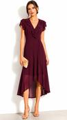 A3207 Jolie Moi Angie Burgundy Dress image