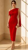 A3147 8th Sign Eleni Dress Red image