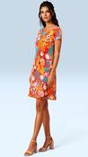 A3137 Carribean Print Lightweight Dress image