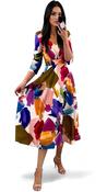 4-A2529 Madonna Multi Print Dress image
