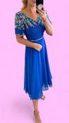 A3090 Royal Embellished Flare Dress image