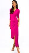 2-A2230 Monet Pink Drape Dress