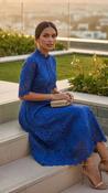 5-A3038 Evie Royal Crochet Dress image
