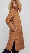 2-A2532 Vinilly Tan Quilted Coat